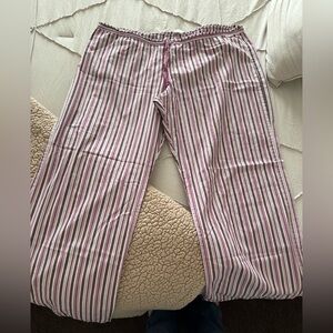 Calvin Klein Purple Stripe Pajama Pants